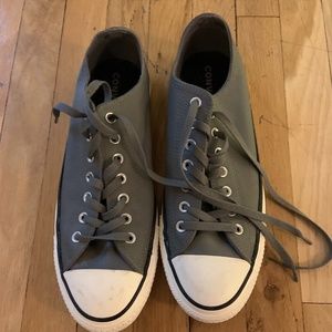 Converse All Stars Low-top Grey Leather Size 12